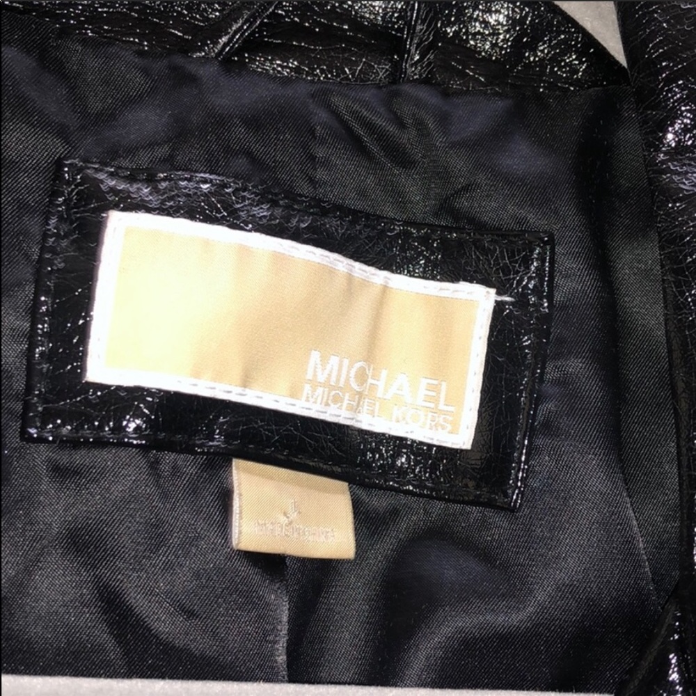 Faux Michael kors leather jacket